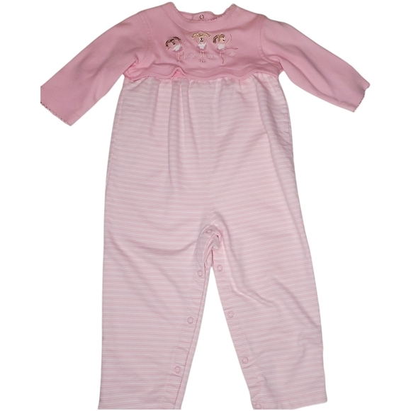 Vintage Class Club Baby Romper Pink Ballerina Baby Girls 24 Months - Picture 1 of 4